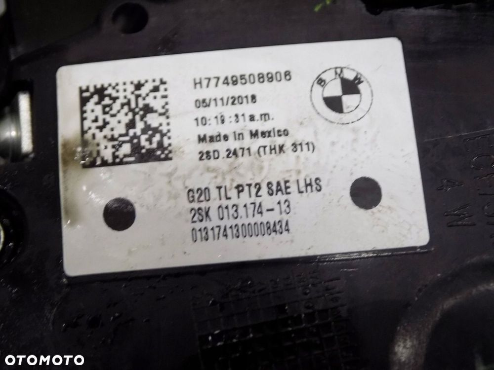 BMW G20 LAMPA PRAWA LEWA TYŁ TYLNA W KLAPE 7495090 7495089 USA - 5