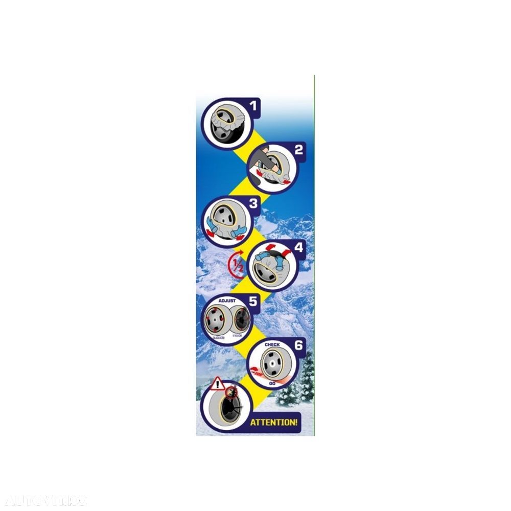 LANTURI AUTO textile zapada 3D SUPER-X  -Toate marimile disponibile- - 5