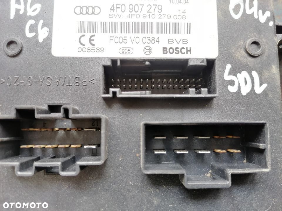 Moduł Sterownik Świateł Audi A6 C6 4F0907279 4F0910279 4F0910279K 4F0910279D - 3