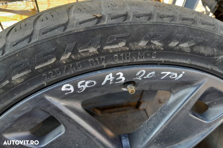 Jante aliaj cu anvelope 17 - set 225/45 R17 Audi A3 8P/8PA [facelift] - 3