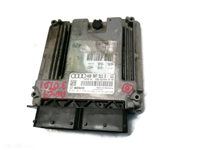 AUDI A6 C7 12r 3.0 TDI KOMPUTER SILNIKA 4G0907311G - 1
