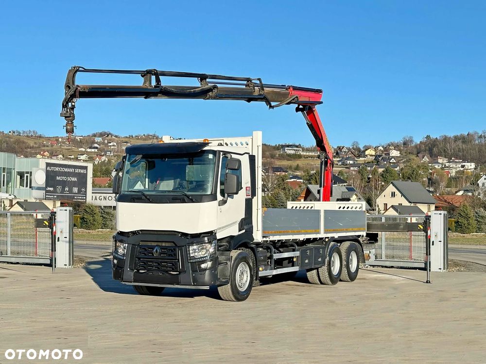 Renault C 380 * SKRZYNIA 6,80 m + PK 18002 - EH C + PILOT * STAN BDB! /6x4 - 2