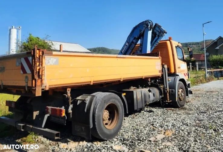Mercedes-Benz Atego 18.28 basculabil, cu macara - 3