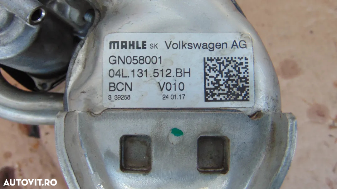 Racitor gaze cu EGR VW tiguan 1.6 euro 6 passat b8 golf 7 touran audi a3 skoda octavia fabia polo s - 2