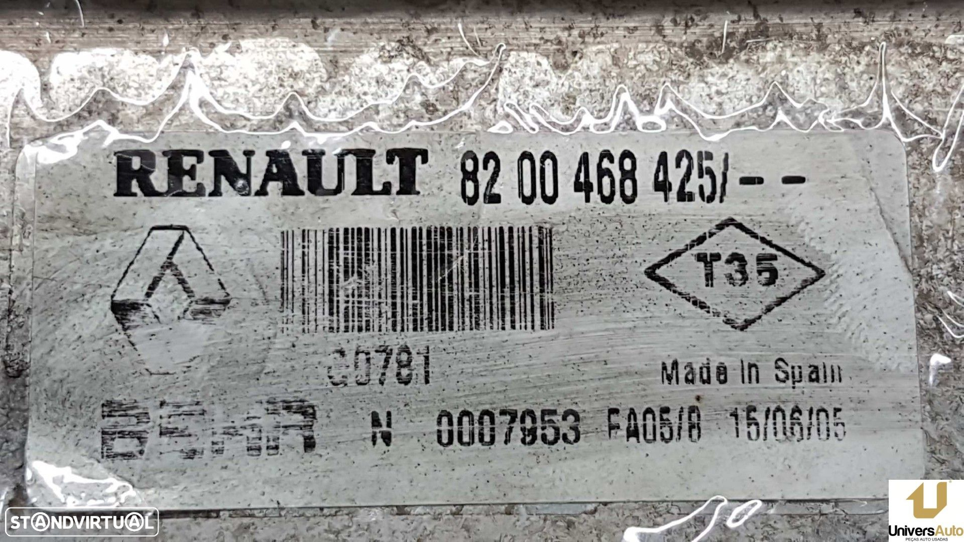 INTERCOOLER RENAULT MEGANE II BERLINA 5P CONFORT AUTHENTIQUE - 4