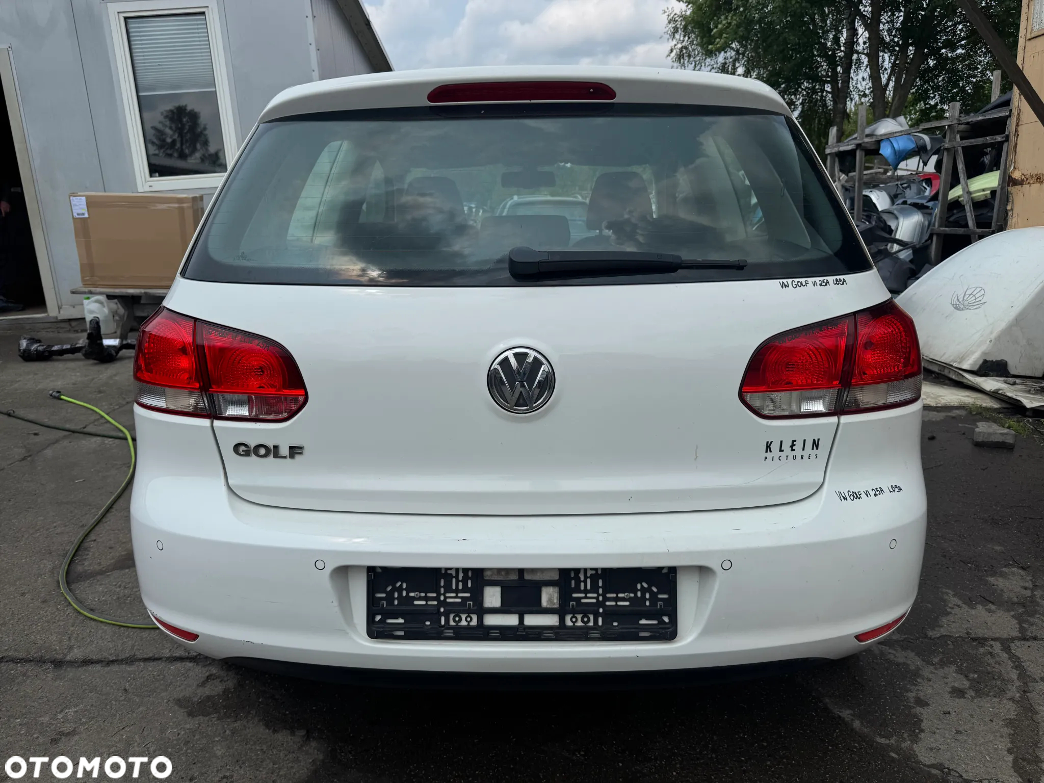 VW GOLF VI 2009 1.4 16V 80KM HATCHBACK BIAŁY LB9A NA CZĘŚCI - 3