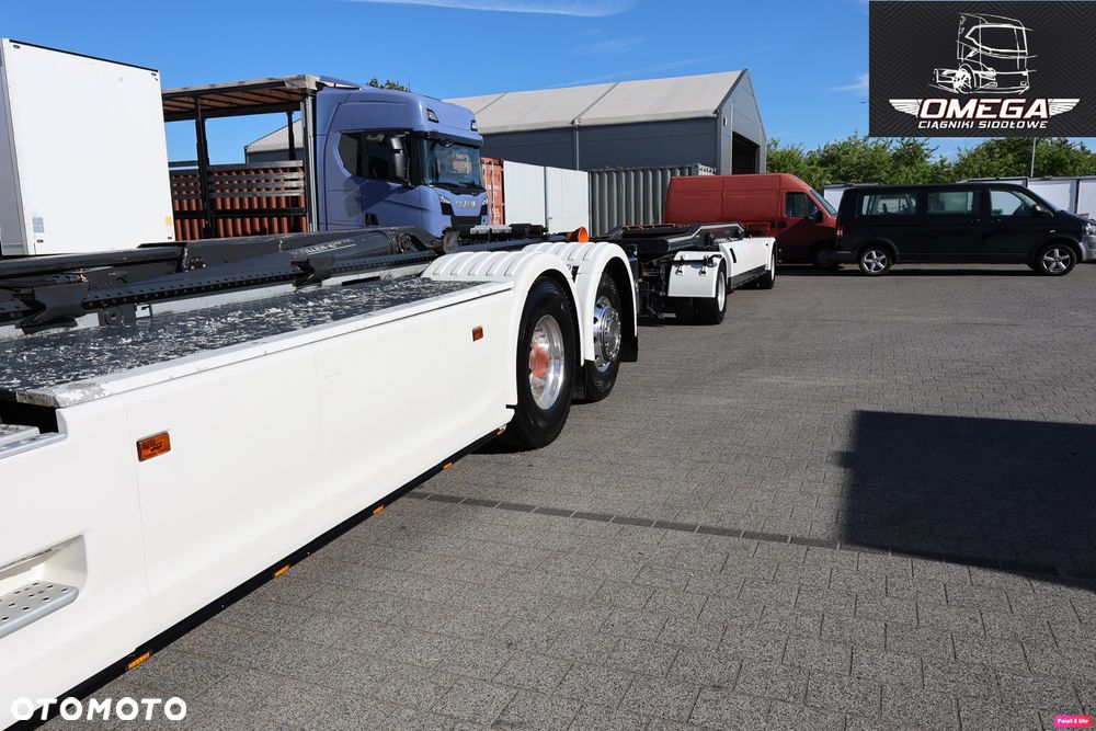 Scania S 500 Hakowiec + przyczepa // Oś skrętna // MEILLER // Klima postojowa / - 20