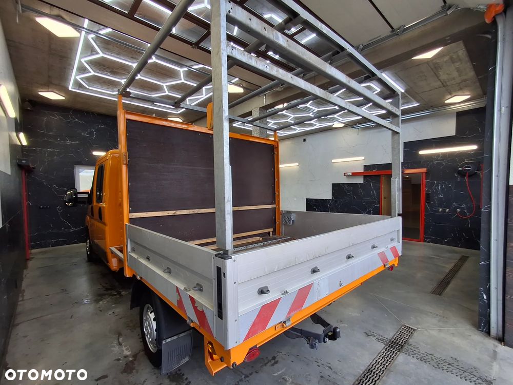 Fiat Ducato LIFT 2015r Automatyczna Skrzynia Biegów Brygadówka Doka Dubel Kabina Światła LED Hak Służba Autostradowa Służba Drogowa - 4