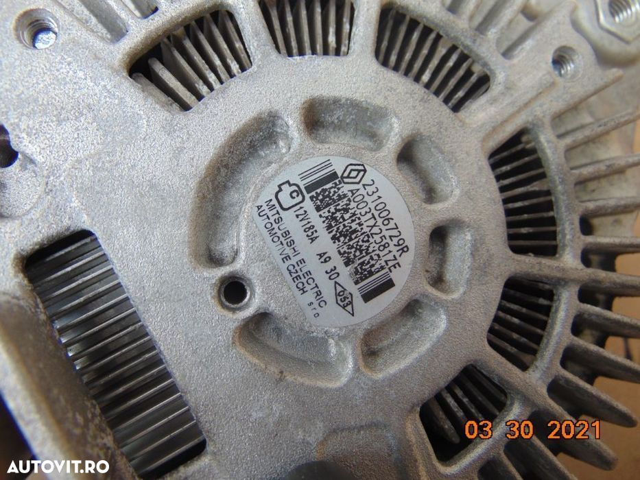 Alternator Renault Trafic 1.6dci opel Vivaro Nissan Primastar Qashqai - 2