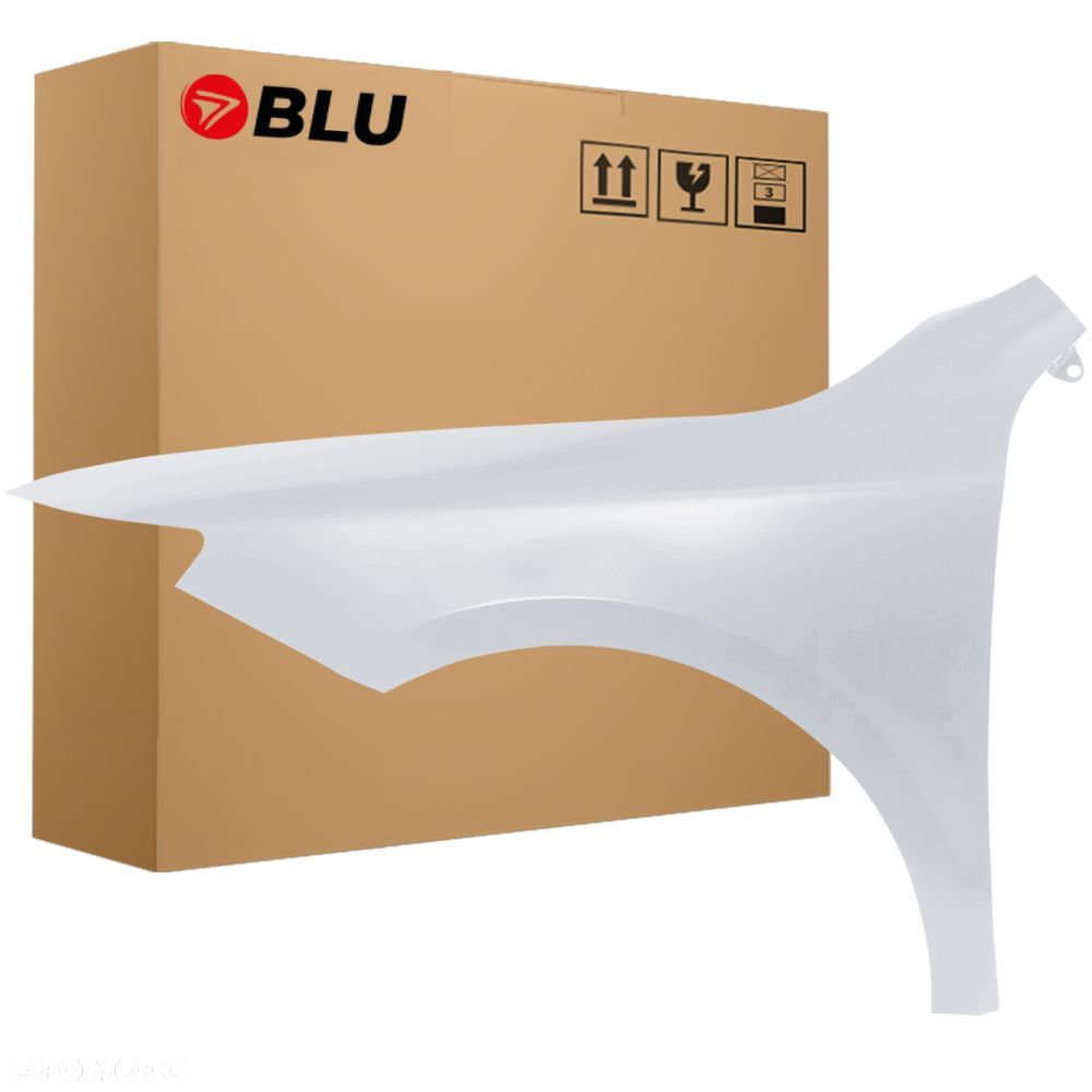 BLU Błotnik SKODA SUPERB II 3T LIFT LA7W lewy srebrny 13-15 przód ReflexSilber - 1