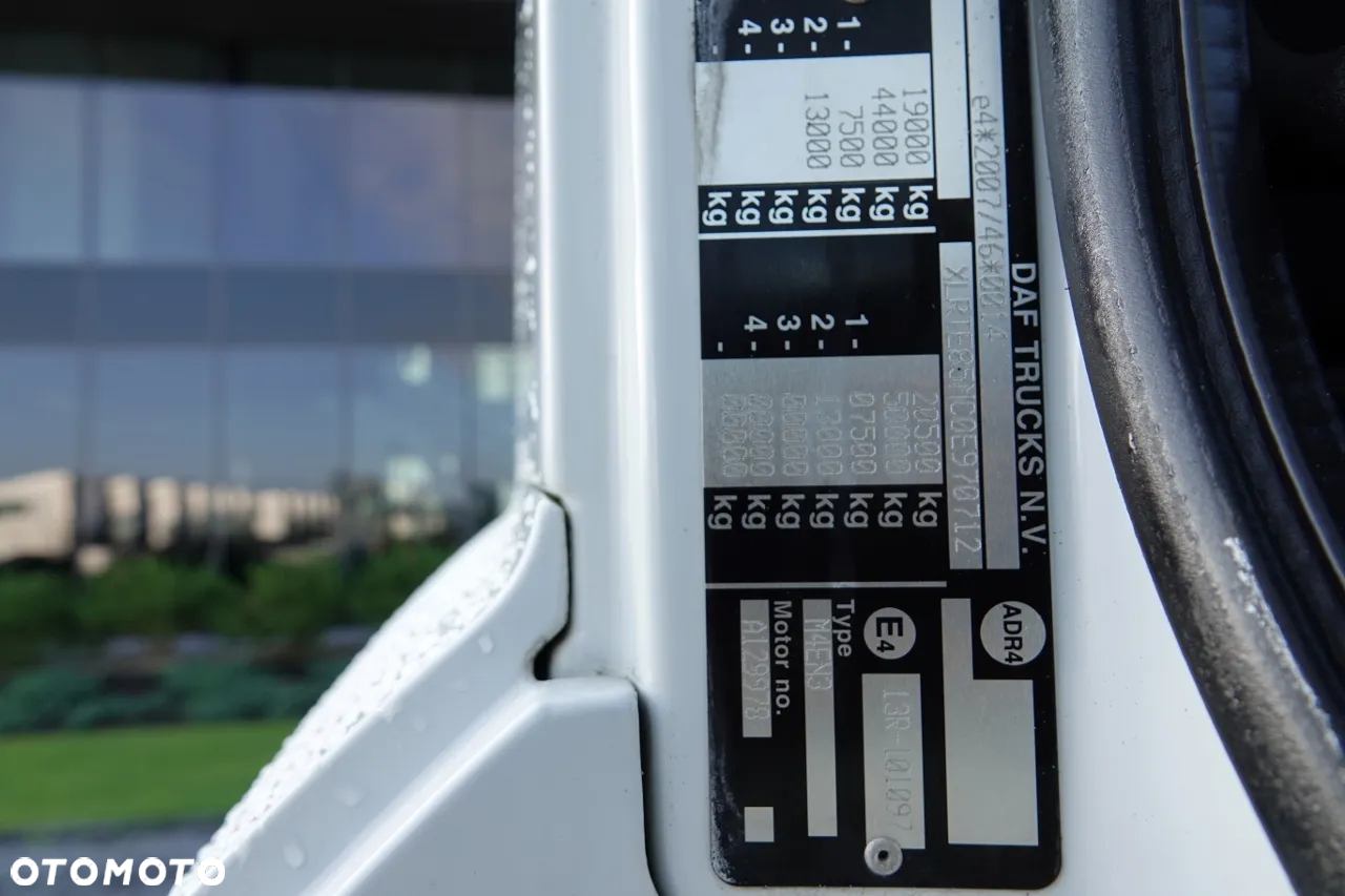 DAF CF 460 / 13 L / RETARDER /EURO 5 EEV / ATE / HYDRAULIKA / NISKA KABINA / SPROWADZONY / WAGA: 6600 KG / OPONY 100 % / - 29