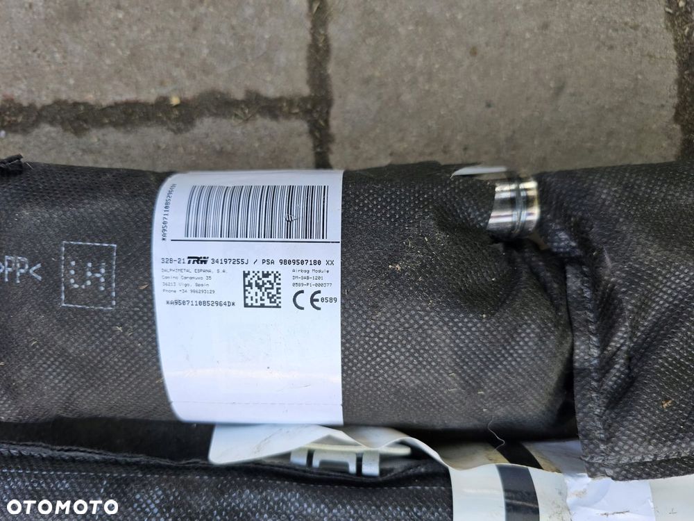 airbag poduszka fotela lewa peugeot 5008 9809507180 - 2