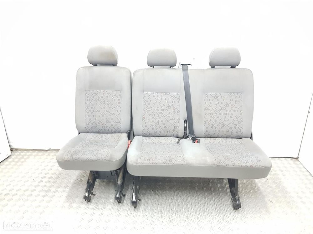 BANCO TRASEIRO MEIO VOLKSWAGEN T5 TRANSPORTER BUS 7H - 1