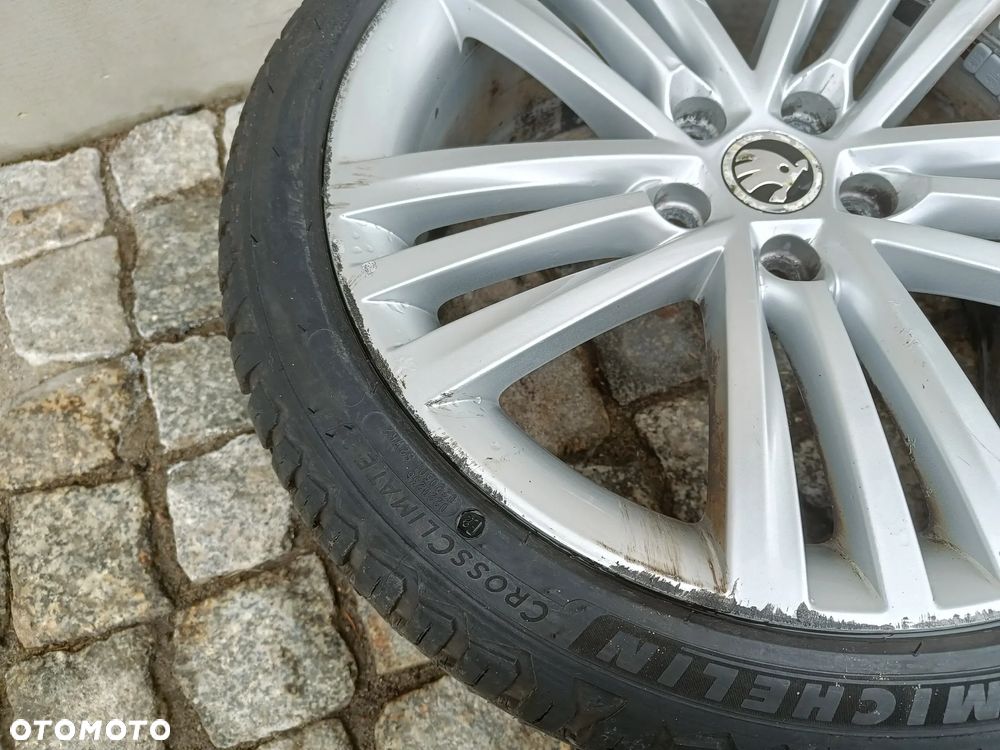 Felgi Aluminiowe 18 Skoda Superb 5x112 ET46 3T0601025T Koła Seat Audi VW - 7
