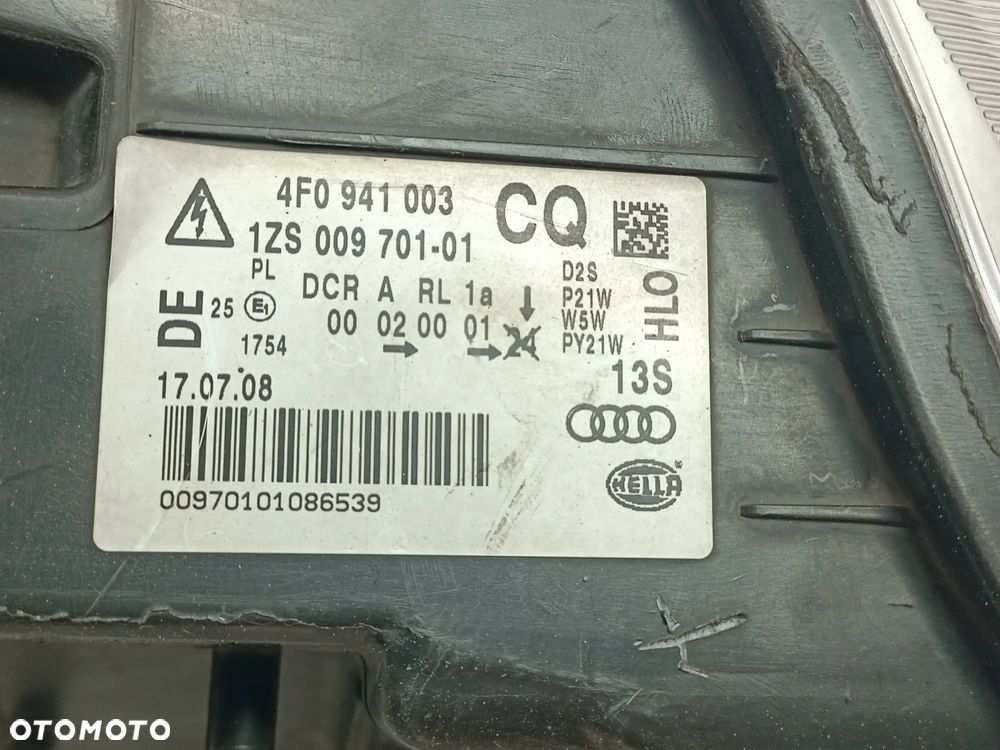 AUDI A6C6 04-08r XENON SKRĘTNY LAMPA PRZEDNIA LEWA ORYGINAŁ EUROPA - 10