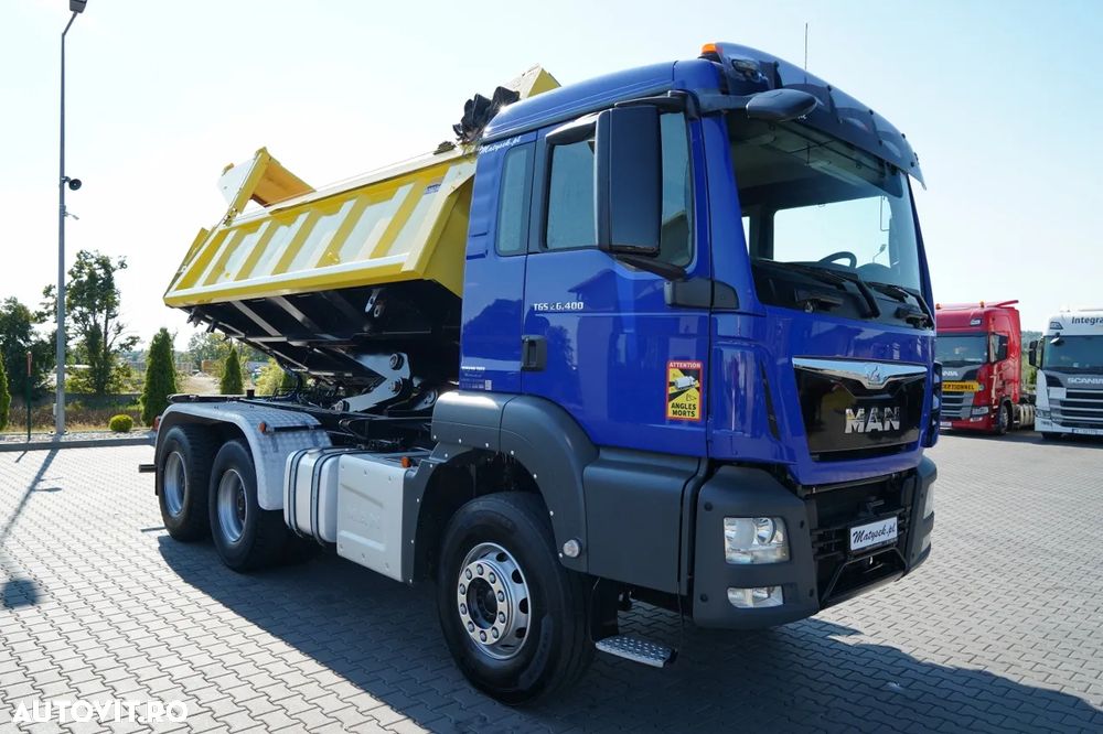 MAN TGS 26.400 / 6x4 / BASCULATOR / HYDRODOLT / HYDRODOLT / NAVI / IMPORTAT - 13