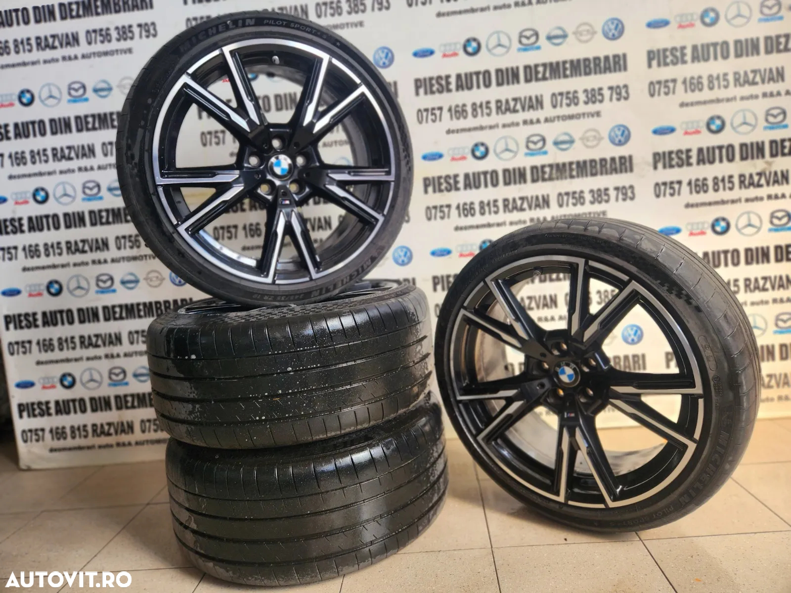 Set Jante Bmw R19 M Paket Originale 2 Dimensiuni 245/35ZR19 255/35ZR19 Style M893 G20 G21 G22 G23 G - 4