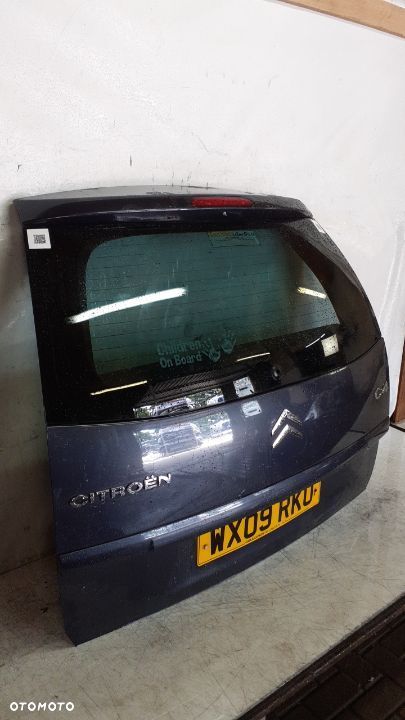 * KLAPA BAGAŻNIKA TYŁ TYLNA CITROEN C4 PICASSO I 1 KENC SZARA - 4