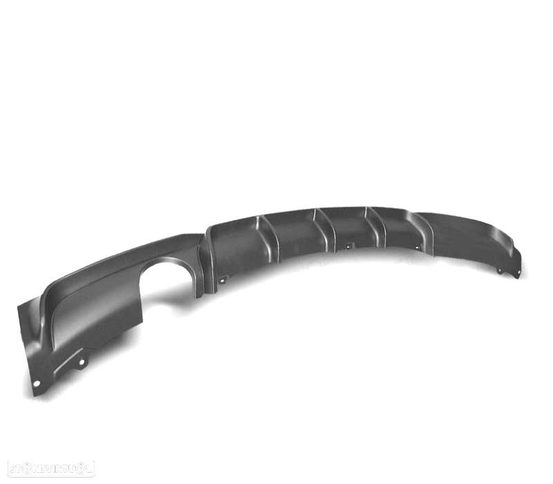 DIFUSOR TRASEIRO BMW F30 F31 LOOK M PERFORMANCE PRETO - 3