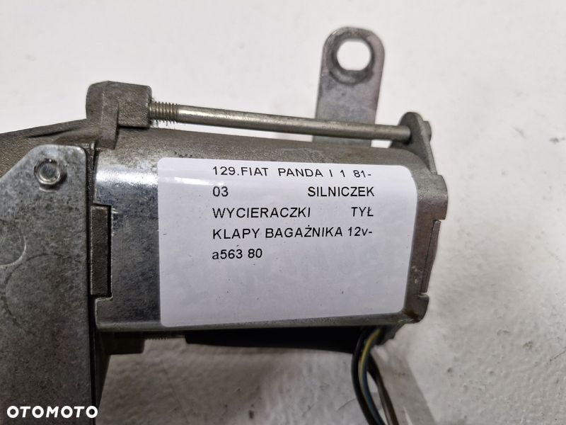 FIAT PANDA I 1 81-03 SILNICZEK WYCIERACZKI TYŁ KLAPY BAGAŻNIKA 12V-A563 - 5