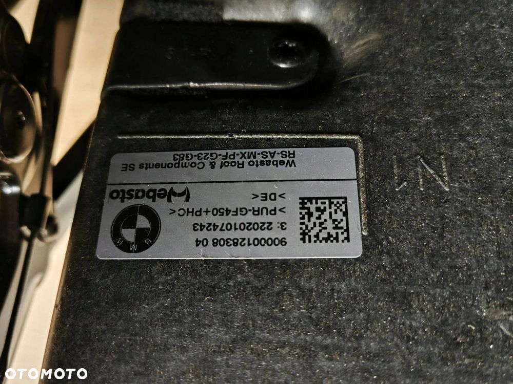 KOMPLETNY DACH MIĘKKI BMW 4 G23 CABRIO 33km - 12