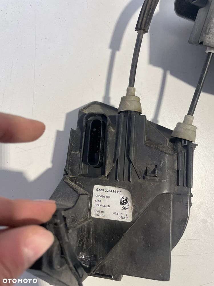 JAGUAR XF X260 DOCIĄG ZAMKA GX63-203A29-HC LEWY PRZÓD KLAMKA - 3