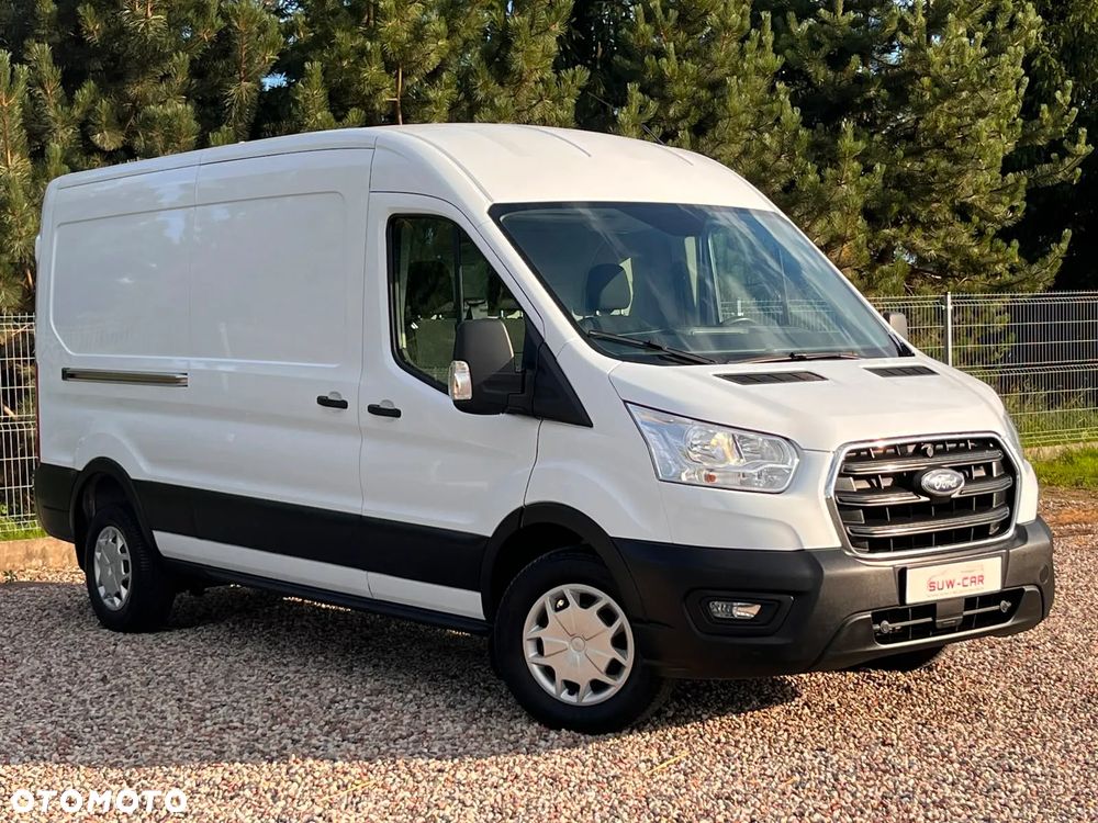 Ford Transit L3H2 2.0 TDCI 185KM, Nowy Model, Klima, Koła 16 cali, Salon Polska, Pierwszy Właściciel, BEZWYPADKOWY- ORYGINALNY LAKIER, FV 23%, Bardzo Zadbany !!! - 6
