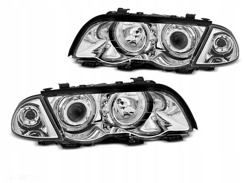 Lampy Bmw E46 98-01 Sedan Touring Ringi Led Chrome