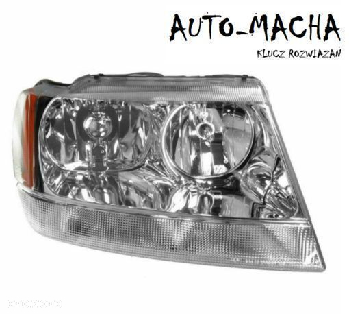 Jeep Grand Cherokee 98-04 Reflektor Przedni Lampa Przednia NOWA - 2
