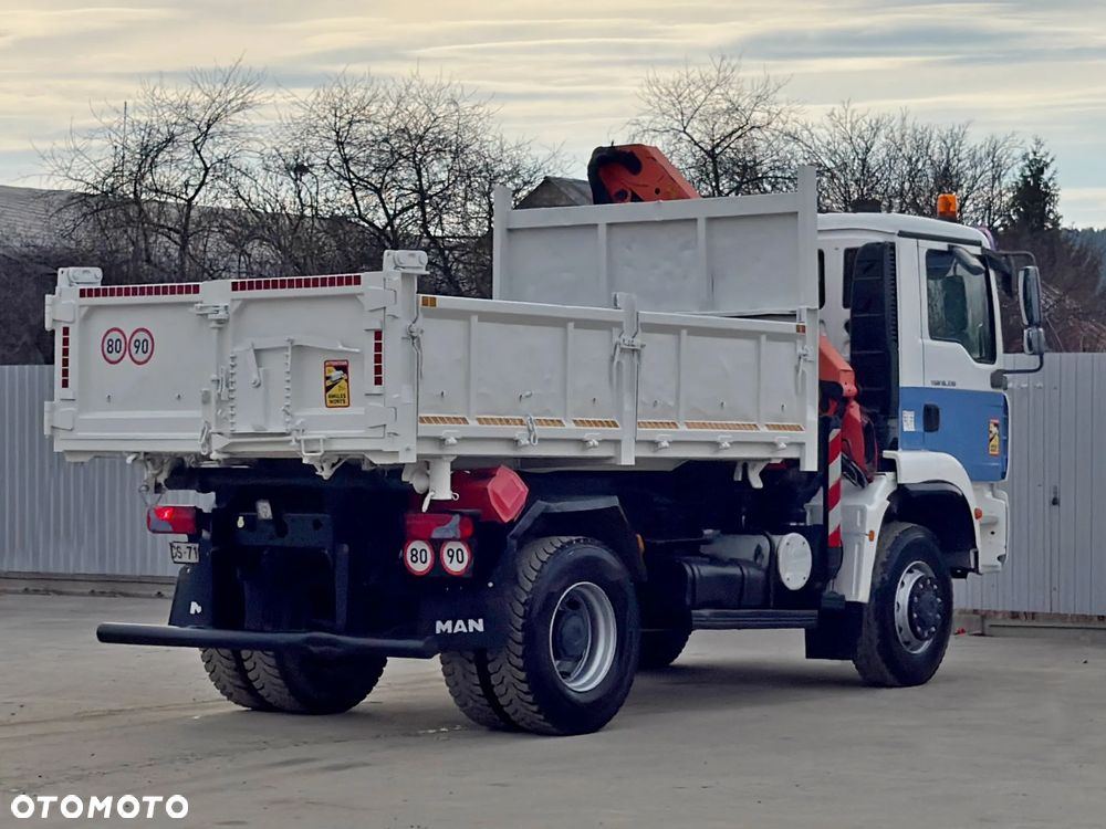 MAN TGM 18.330 * WYWROTKA 3,80 m + PALFINGER PK 10501 + PILOT *4x4*STAN BDB - 8