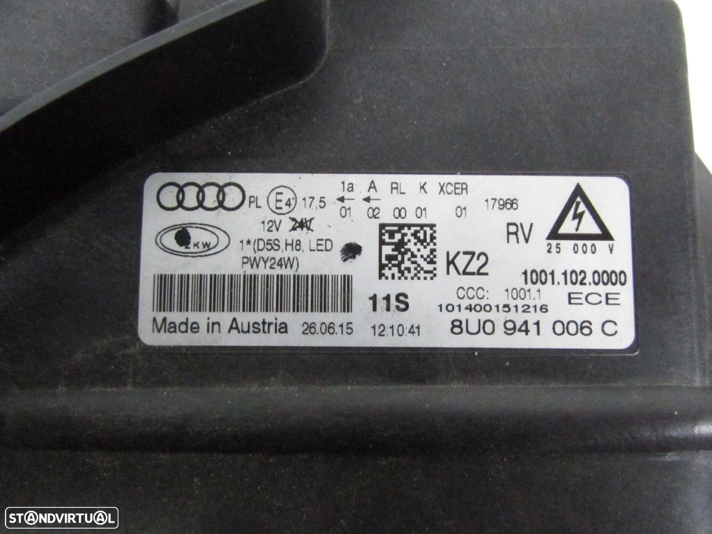 Farol Xenon Direito Seminovo/ Original AUDI Q3 (8UB, 8UG) 8U0941006C - 6