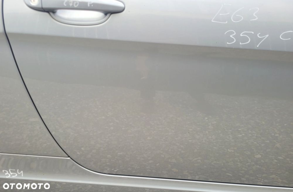 DRZWI PRAWE BMW E63 E64 ORGINALNY LAKIER 354 TITANSILBER C70 - 4