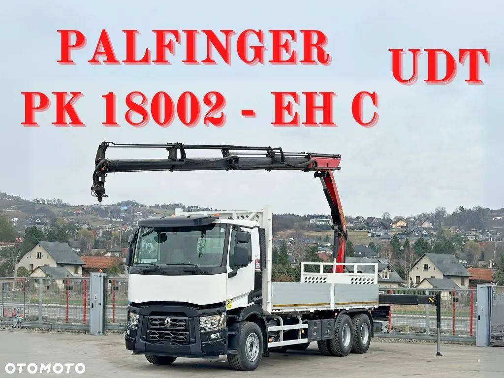 Renault C 380 * SKRZYNIA 6,80 m + PK 18002 EH - C + PILOT * STAN BDB! /6x4 - 1