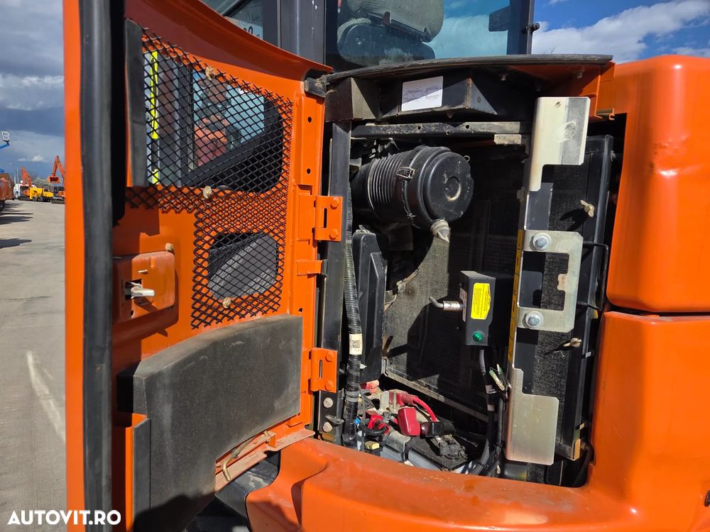 Hitachi ZX85, 2022, 3.177h, LAMA NIVELARE, senile CAUCIUC NOI, CUPLA RAPIDA HIDRAULICA+3 cupe noi, adanc sapare 5m, latimie 2,2m, inst picon pe brate, inst rotire pe brate, Aer condi, Antifurt, Computer in lb romana, leasing 4 ani-PROMOTIE 62.900 EUR+Tva - 28