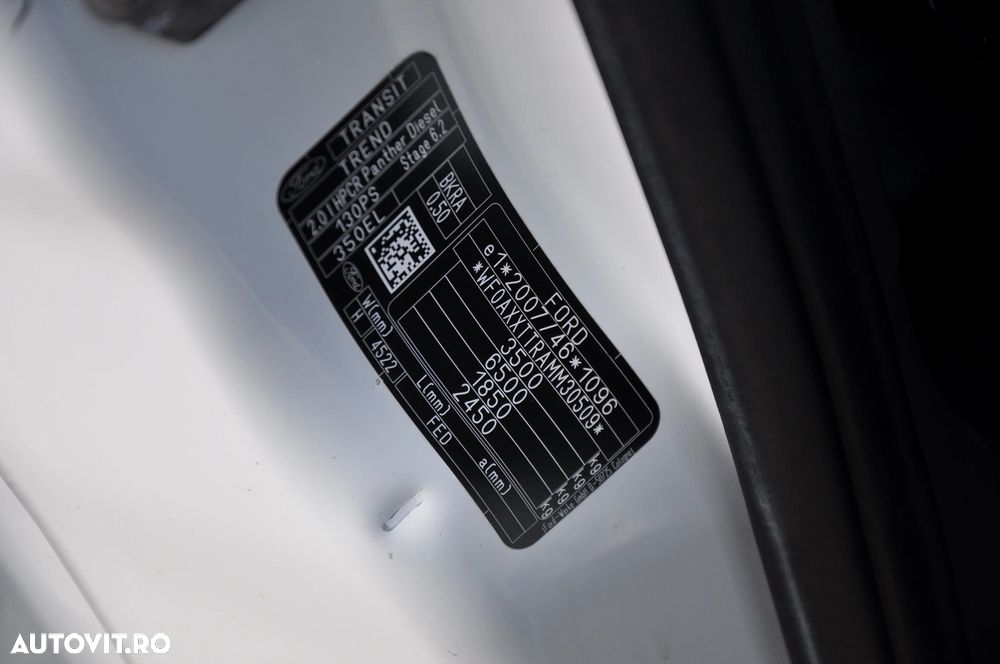 Ford Transit 350 2.0 EcoBlue 130 CP L5 RWD DCAB Base - 21