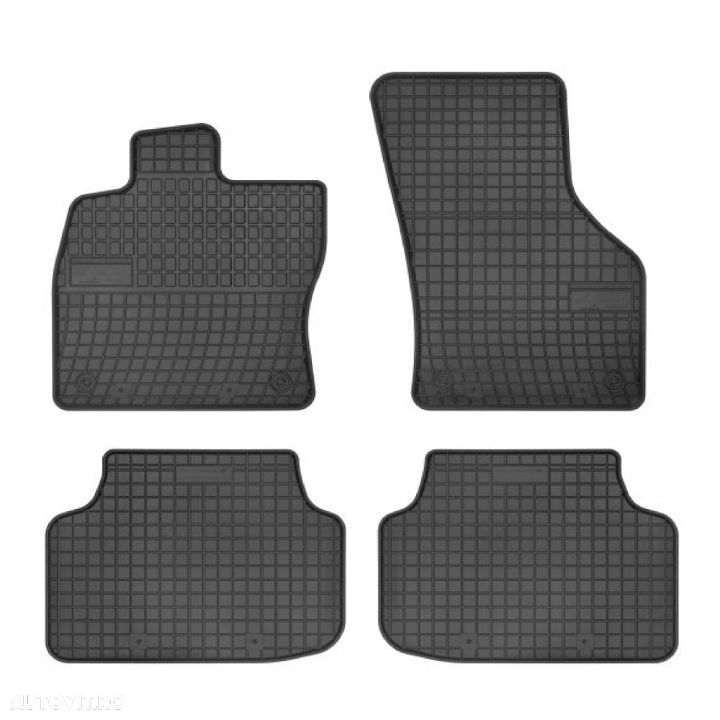 Covorase auto Skoda Octavia 3 din cuciuc ,Defector capota  , Eleron,embleme capota - 1