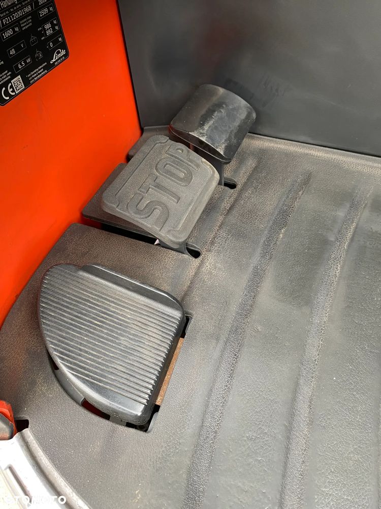 Linde R16 Reach truck wózek wysokiego składowania NOWA bateria - 29