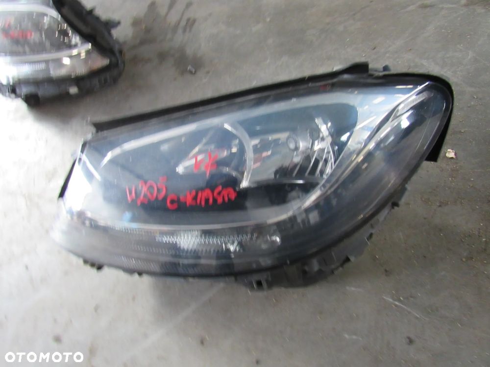 mercedes w205 c klasa przednia lewa prawa lampa uk - 3