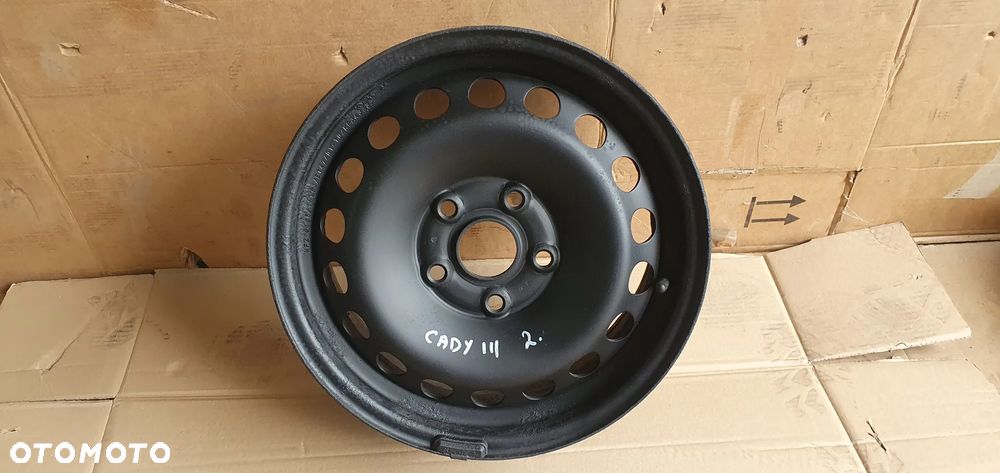 Felgi stalowe koła VW 5x112 6J ET47 16" R16 VW Caddy III 1K0601027C - 10