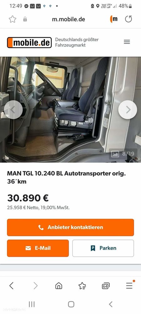 MAN TGL 12.240 4X2 BL - 18