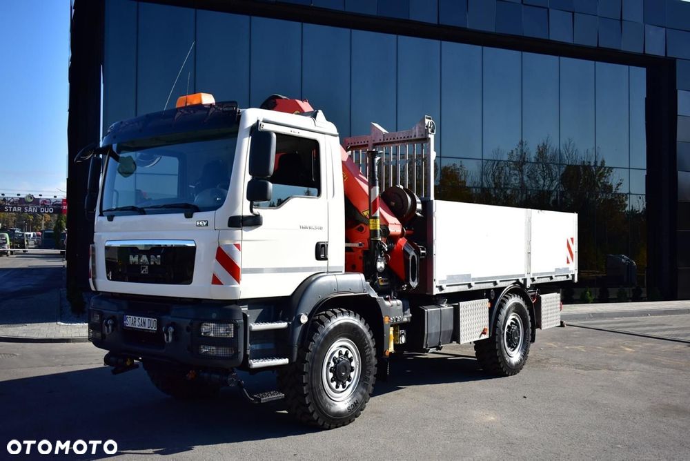 MAN TGM 18.340 4x4 PALFINGER PK 18002 HDS Żuraw Wciągarka - 2