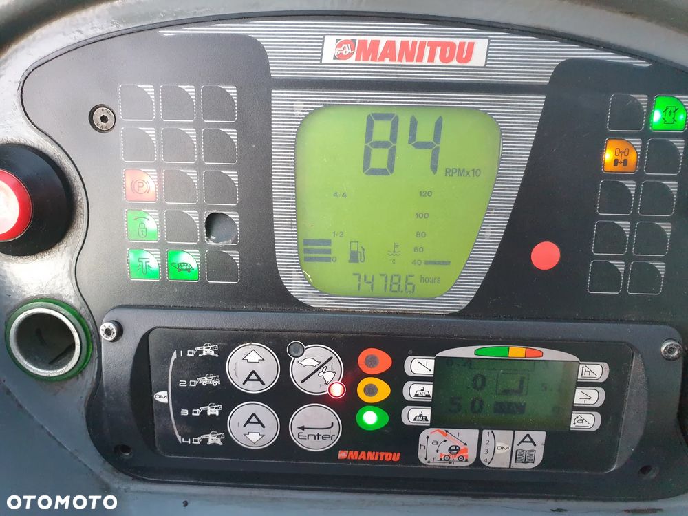 Manitou MRT ROTO Privilege KOSZ/WIDŁY/PILOT SPROWADZONA PIĘKNY STAN - 11