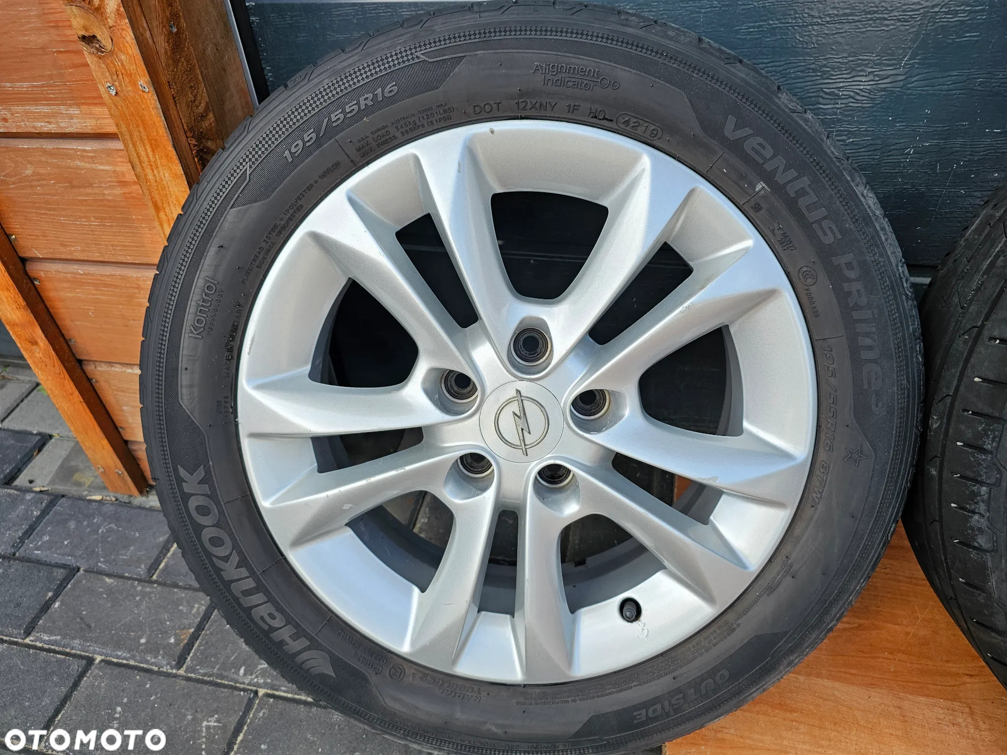 KOŁA FELGI ALUMINIOWE OPONY LETNIE OPEL VECTRA ASTRA ZAFIRA SIGNUM MERIVA 16" 5x110 ET40 195/55/16 - 2