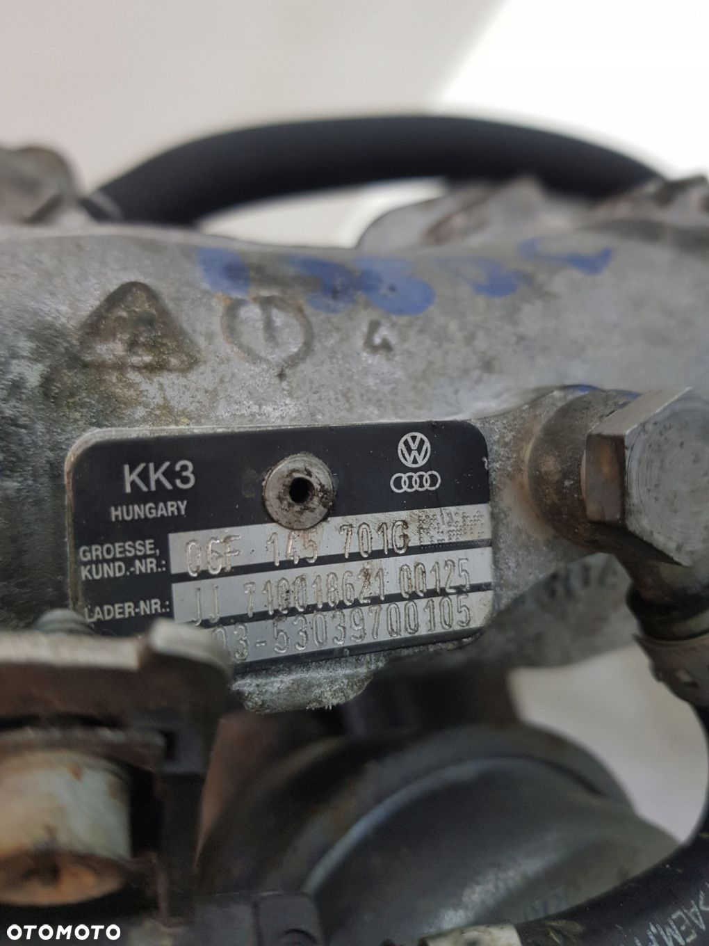 TURBOSPRĘŻARKA 06F145701G VW AUDI A3 8P TT 2.0TFSI 200KM BWA - 9