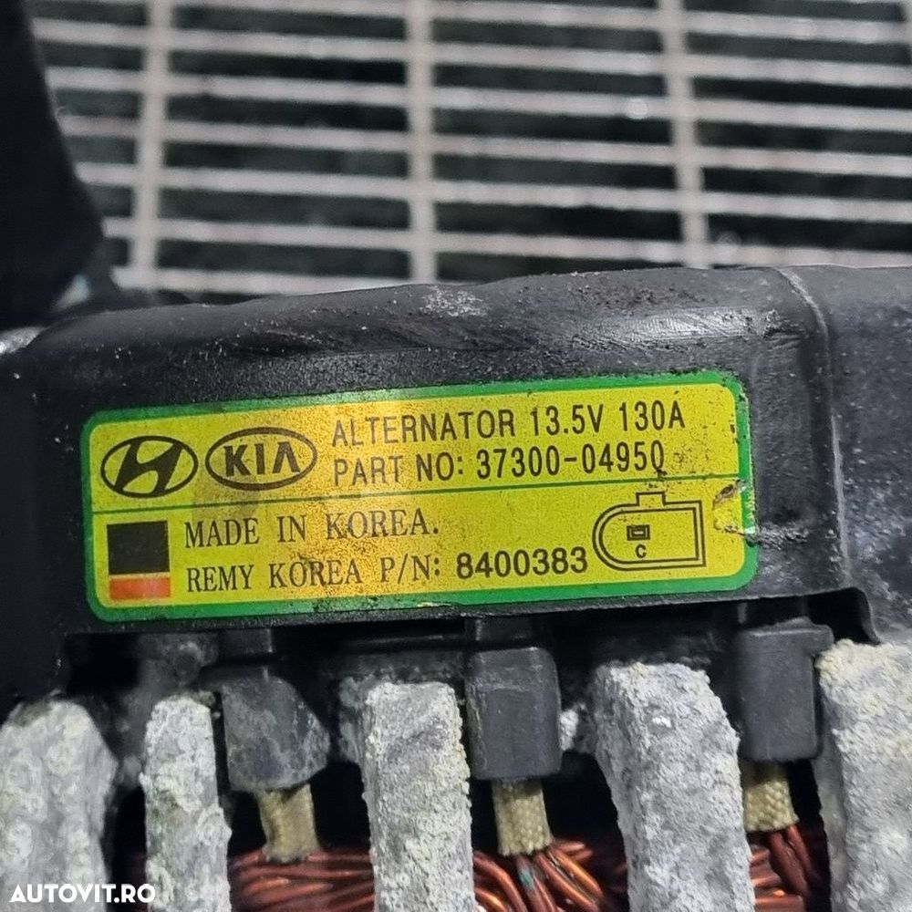 Alternator Hyundai Kona I 1.0 T - GDI Benzina 2017 - 2020 120CP 998CC G3LC G3LE (1413) ... - 5