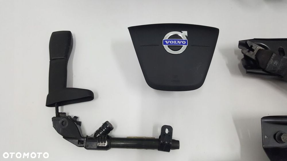 VOLVO XC60 DESKA ROZDZIELCZA KONSOLA KOKPIT PULPIT PODUSZKI AIRBAG AIR BAG NAPINACZE KIT SET - 5