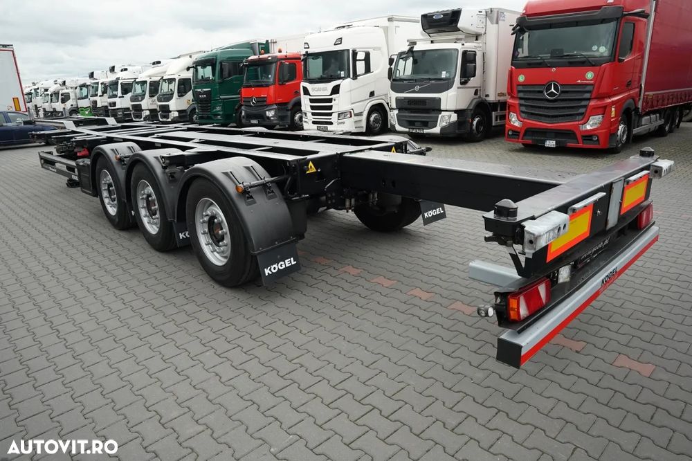 Kögel SEMIREMORCĂ CONTAINER / UNIVERSAL / SPATE EXTENSIBIL / PENTRU TOATE CONTAINERELE - 13