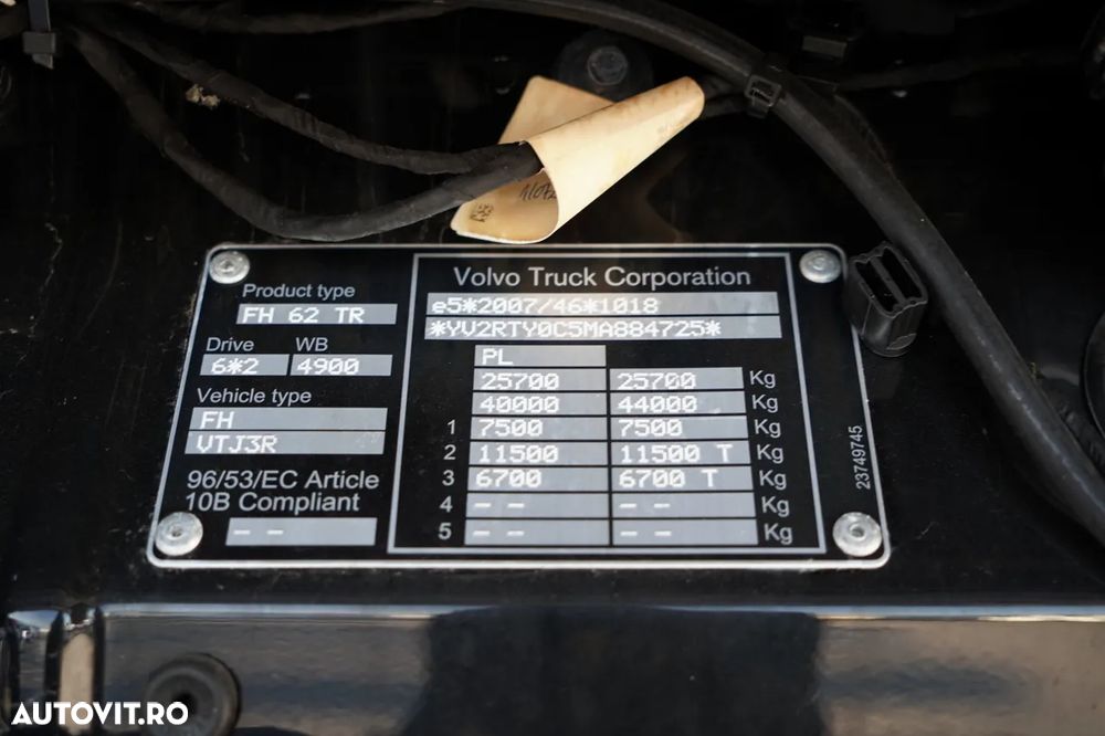 Volvo FH 460 / COMBINAT TANDEM / 120 M3 / TRANSIT / I-SAVE / I-PARK COOL / DIRECȚIE CU RIDICARE PUNCT DE VÂNZARE / WIELTON - 36