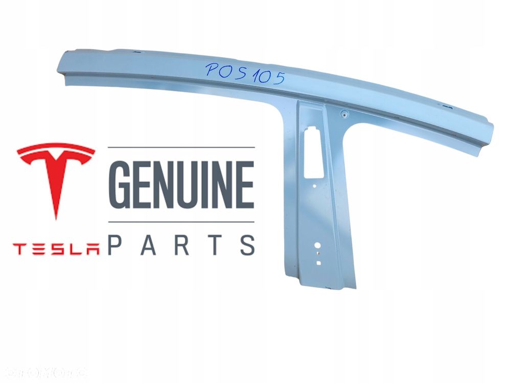 TESLA MODEL Y 2020- PRÓG SŁUPEK POSZYCIE PRAWY BOK - 1