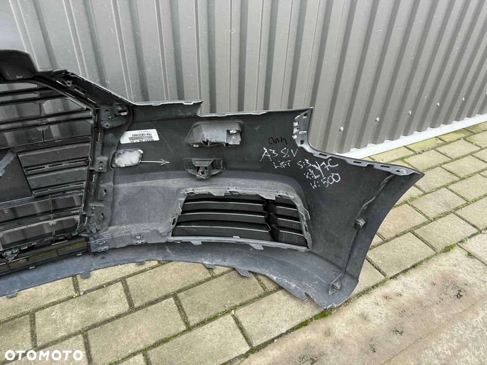 Audi A3 8V 8V3 8V4 FL Lift Zderzak Przód Przedni Kompletny LY7C Spryski 16- - 4